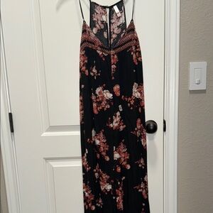 Xhilaration Blue Wide Leg Jumpsuit for a Night Out